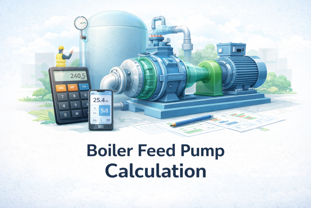 Boiler Feed Pump Calculation