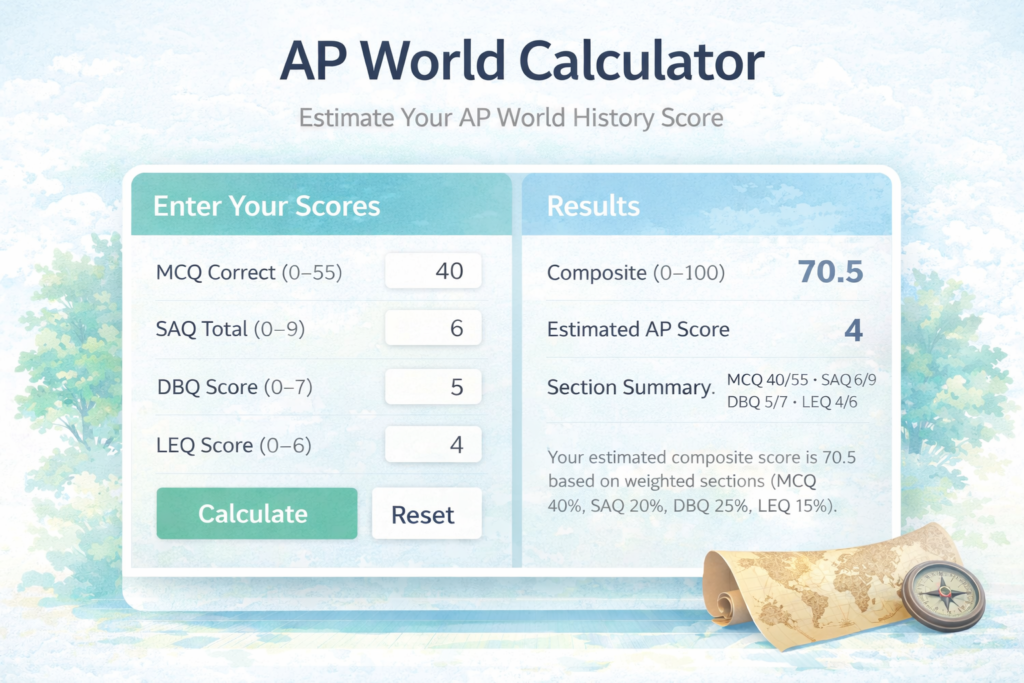 AP World Calculator