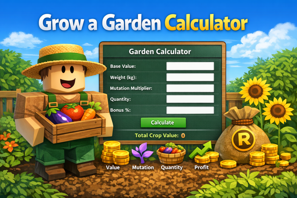 Grow a Garden Calculator